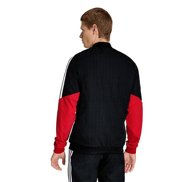 adidas ドイツ代表ジャージ Mサイズ 黒/赤 アディダス adidas サイズM ジャージ 西ドイツ上下 スカレ×Fゴルド