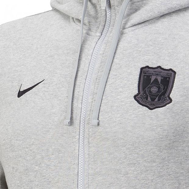 NIKE（ナイキ） 浦和レッズ CLUB フルジップフーディ ダークグレー 