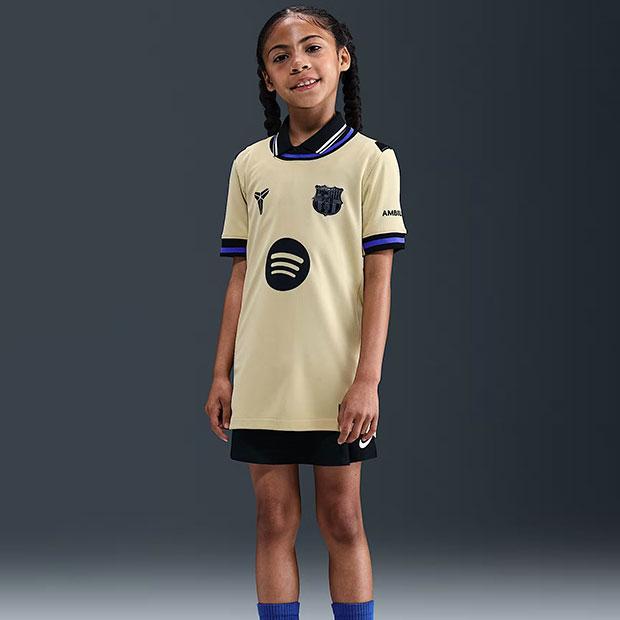 NIKE（ナイキ） ジュニア FCバルセロナ 25-26 アウェイ 半袖レプリカ