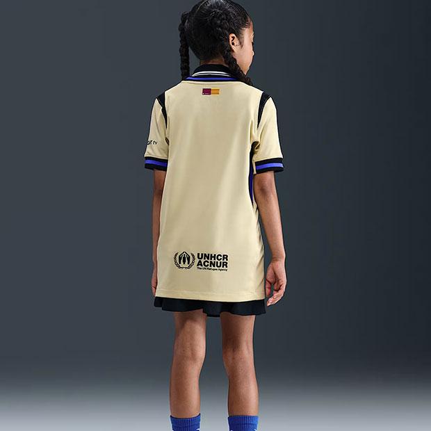 NIKE（ナイキ） ジュニア FCバルセロナ 25-26 アウェイ 半袖レプリカ