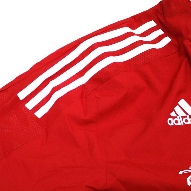 アディダス サッカー 日本代表 ハイブリッドトップ Lサイズ レッド adidas（アディダス） サッカー日本代表 ハイブリッドトップ レッド