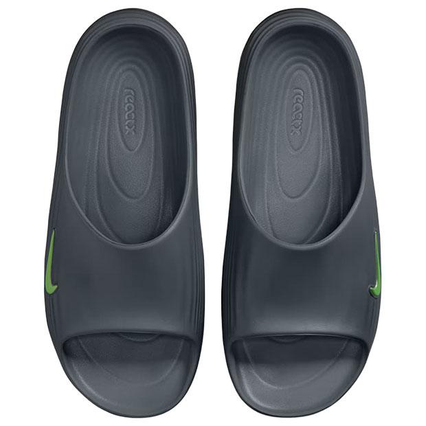 NIKE ReactX リジュビネイト　クールグレー/ブラック/ボルト NIKE（ナイキ） リアクトX リジュビネイト スライド クールグレー
