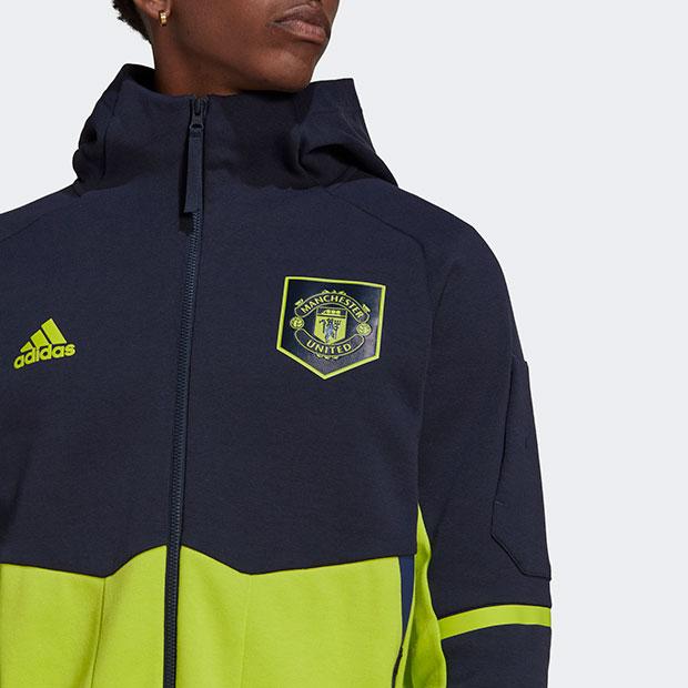 【新品未使用】アディダス マンチェスター・ユナイテッド EUアンセムジャケットM adidas（アディダス） マンチェスターユナイテッド EU アンセム