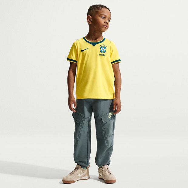 NIKE（ナイキ） 爆買!! ジュニア ブラジル代表 2026 ホーム 半袖