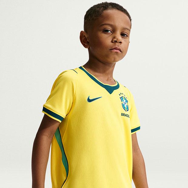 NIKE（ナイキ） ジュニア ブラジル代表 2026 ホーム 半袖レプリカ