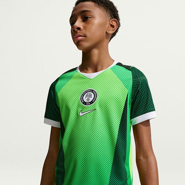NIKE（ナイキ） ジュニア ナイジェリア代表 2026 ホーム 半袖レプリカ