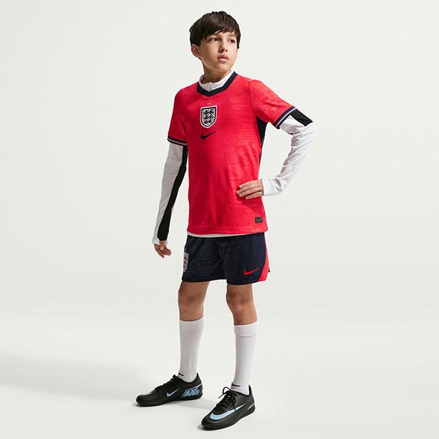 ナイキ　イングランド代表　上下セット　半袖 NIKE（ナイキ） ジュニア イングランド代表 2026 アウェイ 半袖