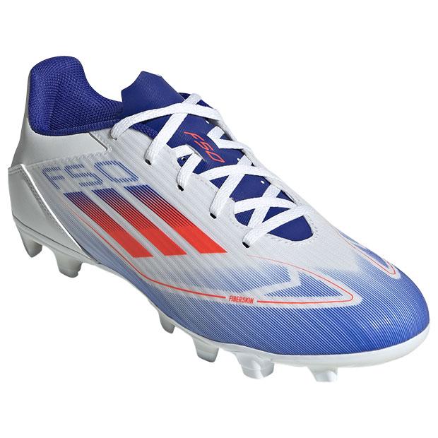 adidas F50 CLUB FXG フットウェアホワイト×ソーラーレッド 【adidas