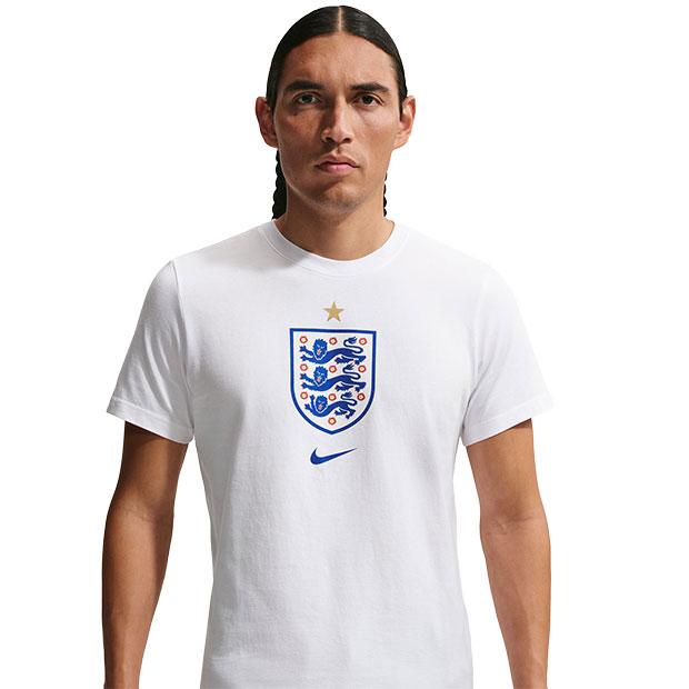 NIKE（ナイキ） イングランド代表 クレスト半袖Tシャツ ホワイト