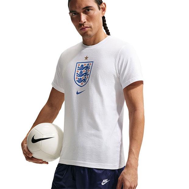 NIKE（ナイキ） イングランド代表 クレスト半袖Tシャツ ホワイト