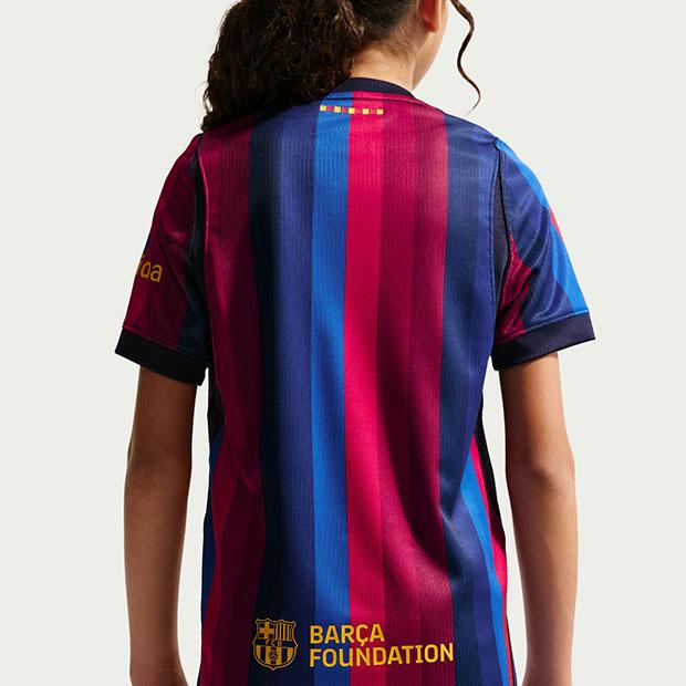 NIKE（ナイキ） ジュニア FCバルセロナ 26-27 ホーム 半袖レプリカ