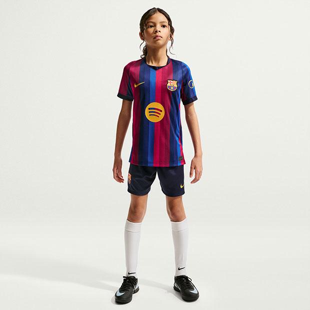 NIKE（ナイキ） ジュニア FCバルセロナ 26-27 ホーム 半袖レプリカ
