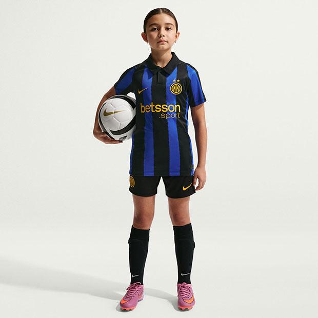 NIKE（ナイキ） ジュニア インテル 26-27 ホーム 半袖レプリカ