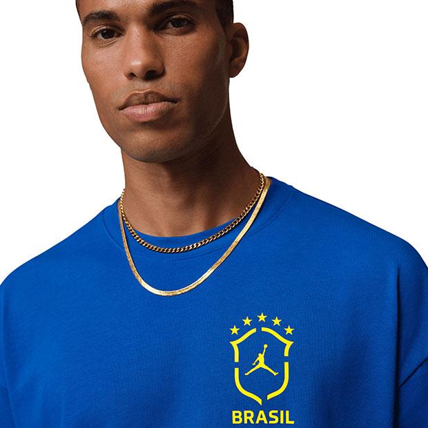 NIKE（ナイキ） ブラジル代表 ジョーダン OVZ GX 半袖クルーシャツ P6