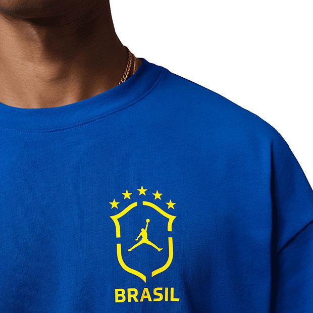 NIKE（ナイキ） ブラジル代表 ジョーダン OVZ GX 半袖クルーシャツ P6