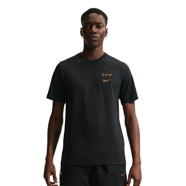 NIKE（ナイキ） フランス代表 LBR ワードマーク半袖Tシャツ ブラック