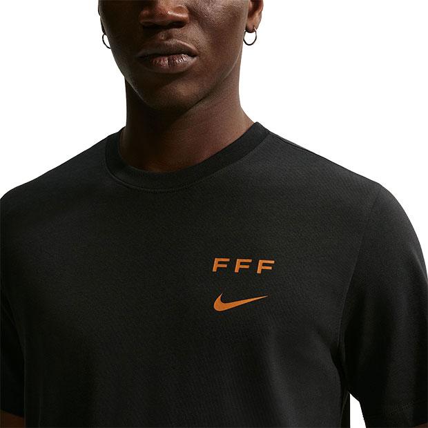 NIKE（ナイキ） フランス代表 LBR ワードマーク半袖Tシャツ ブラック