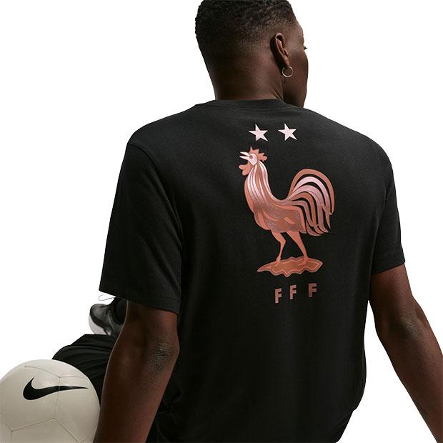 NIKE（ナイキ） フランス代表 LBR ワードマーク半袖Tシャツ ブラック