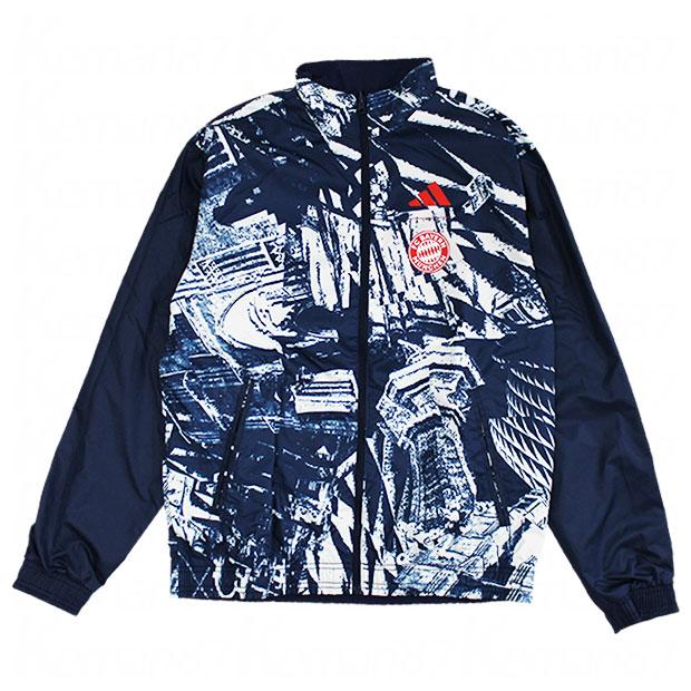 バイエルン　アンセムジャケット　トラックジャケット　ナイロンジャケット 24-25 バイエルン・ミュンヘン アンセムジャケット／サッカー