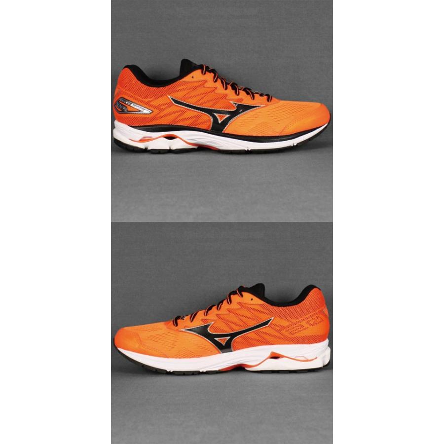 MIZUNO（ミズノ） ウエーブライダー 20 オレンジ×ブラック 【MIZUNO