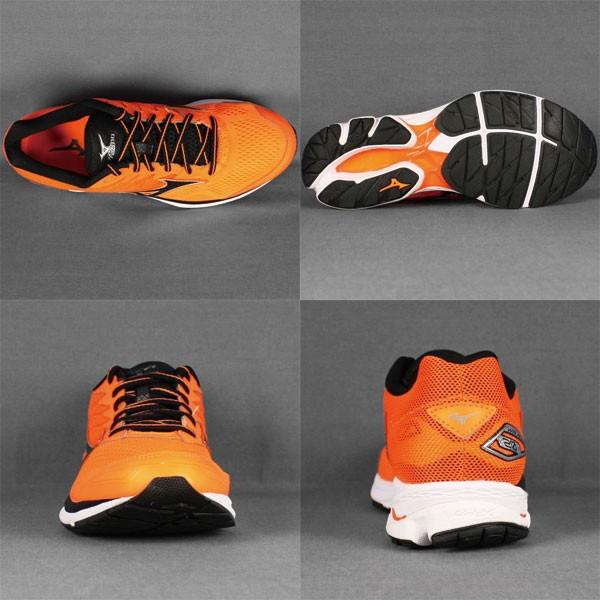 MIZUNO（ミズノ） ウエーブライダー 20 オレンジ×ブラック 【MIZUNO