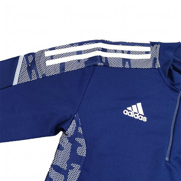 CONDIVO21 PRIMEBLUE トレーニングトップ　チームネイビーブルー　【adidas|アディダス】サッカーフットサルウェアーjdg18-g