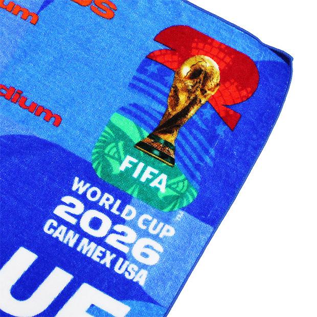 サッカー日本代表 FIFA2026 グループリーグ フェイスタオル サッカー