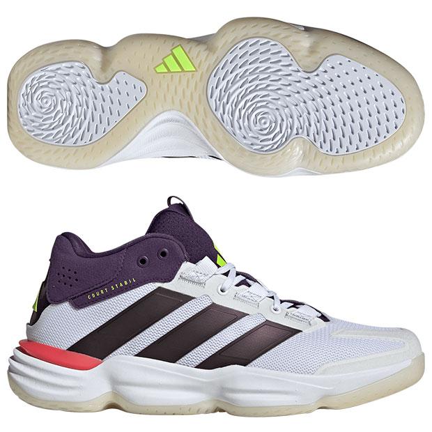 値下げ！アディダス コートスタビル ブライトシアン adidas コート スタビル フットウェアホワイト×オーロラ