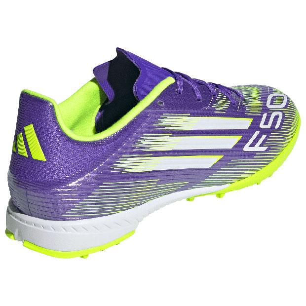 adidas F50 サッカーシューズ ホワイト/パープル/ブラック adidas（アディダス） F50 LEAGUE TF パープルラッシュ×フットウェア