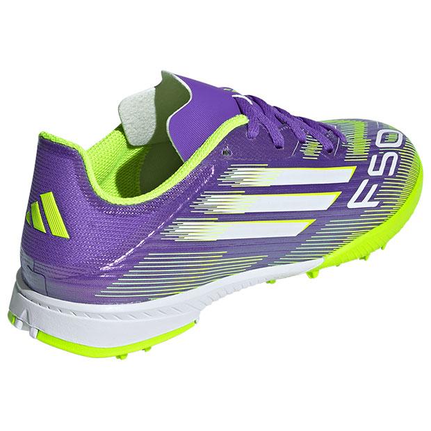 アディダス F50 サッカーシューズ ホワイト/パープル adidas（アディダス） ジュニア F50 LEAGUE TF パープルラッシュ