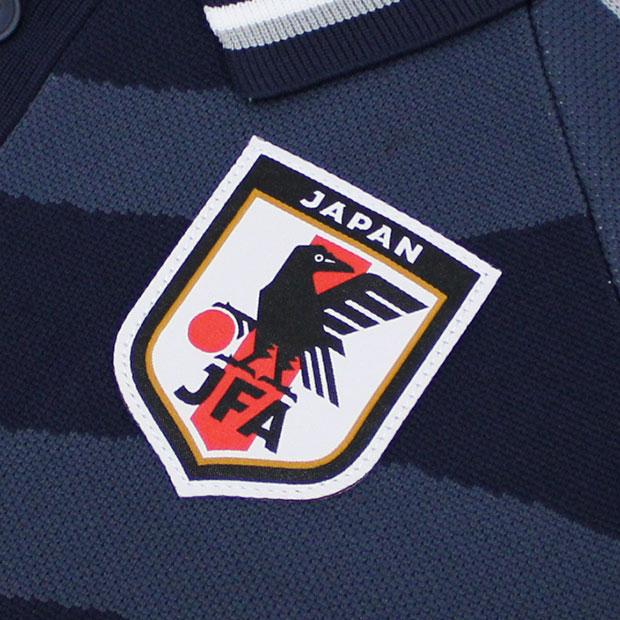 サッカー日本代表 INNOCENT LINE ニットポロシャツ SAMURAI BLUE