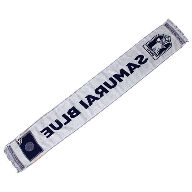 サッカー日本代表 ロングタオルマフラー SAMURAI BLUE サッカー日本