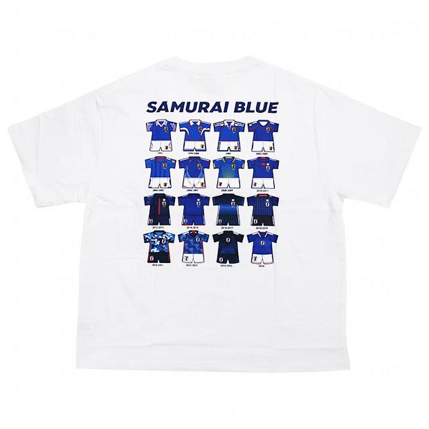爆買!! サッカー日本代表 半袖Tシャツ 歴代ユニフォーム サッカー日本