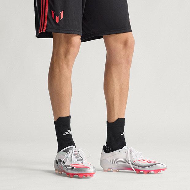 Messi サッカー用スパイク ホワイト/レッド adidas アディダス F50 MESSI ELITE FG(ホワイト×レッド) NQW52