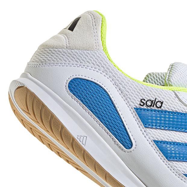 adidas フットサルシューズ ホワイト/オレンジ/ブルー 割引セール 30