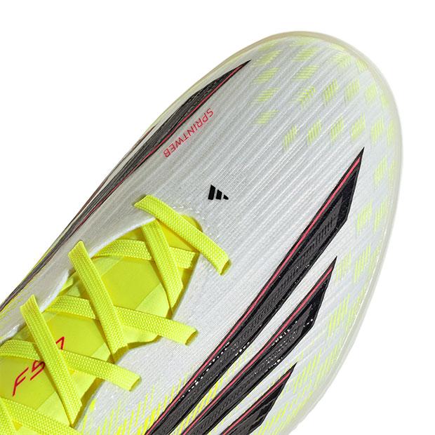 F50 PRO TF チームソーラーイエロー×コアブラック 【adidas|アディダス】サッカーフットサルトレーニングシューズjr8943の画像