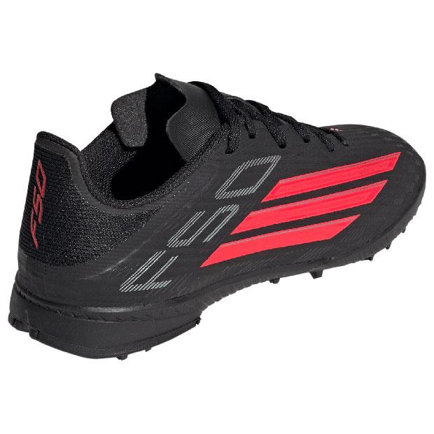 adidas サッカーシューズ 26cm ブラック/レッド adidas（アディダス） 爆買!! ジュニア F50 LEAGUE TF コアブラック