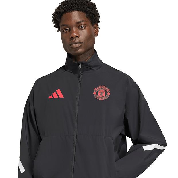 美品 adidas マンチェスターユナイテッド 選手着用 アンセムジャケット M adidas（アディダス） マンチェスターユナイテッド アンセムジャケット