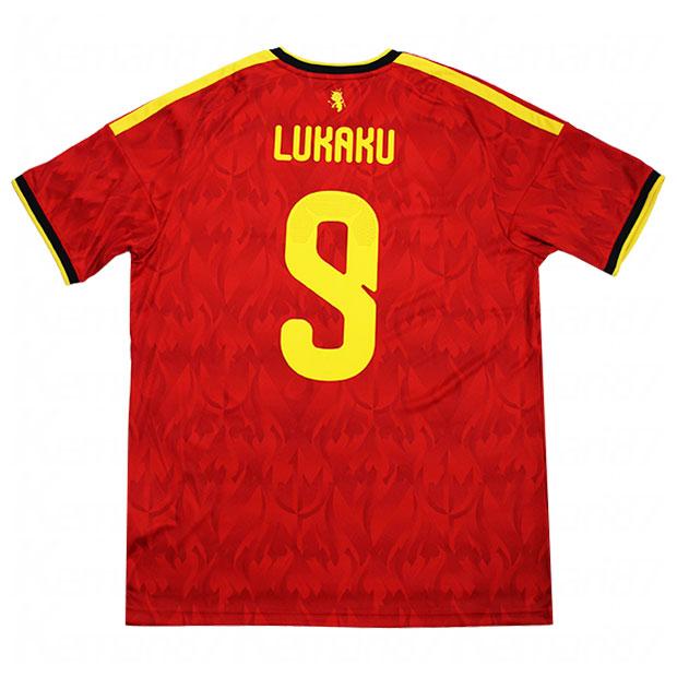 【新品タグ付】2026 ベルギー代表 ホームユニフォーム #9 ルカク (XL) adidas（アディダス） 爆買!! ベルギー代表 2026 ホーム 半袖レプリカ