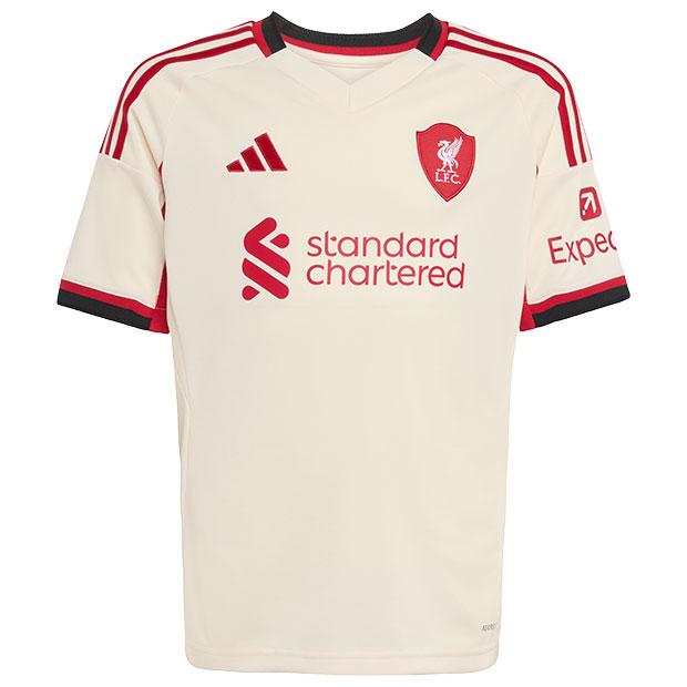 ジュニア リバプール 25-26 アウェイ 半袖レプリカユニフォーム　【adidas|アディダス】クラブチームレプリカウェアーjyf48-jv6453 adidas（アディダス） ジュニア リバプール 25-26 アウェイ 半袖