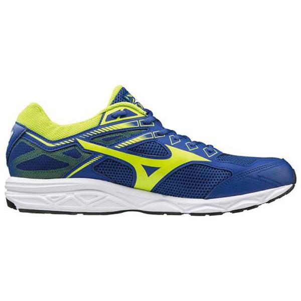 Mizuno ランニングシューズ 青/黄 日本製 MIZUNO（ミズノ） スターゲイザー ブルー×イエロー 【MIZUNO|ミズノ