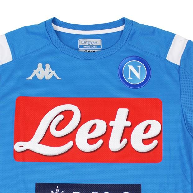 希少　kappa ナポリ　19-20 トレーニングシャツ　Mサイズ Kappa ナポリ 19-20 半袖トレーニングシャツ ナポリブルー