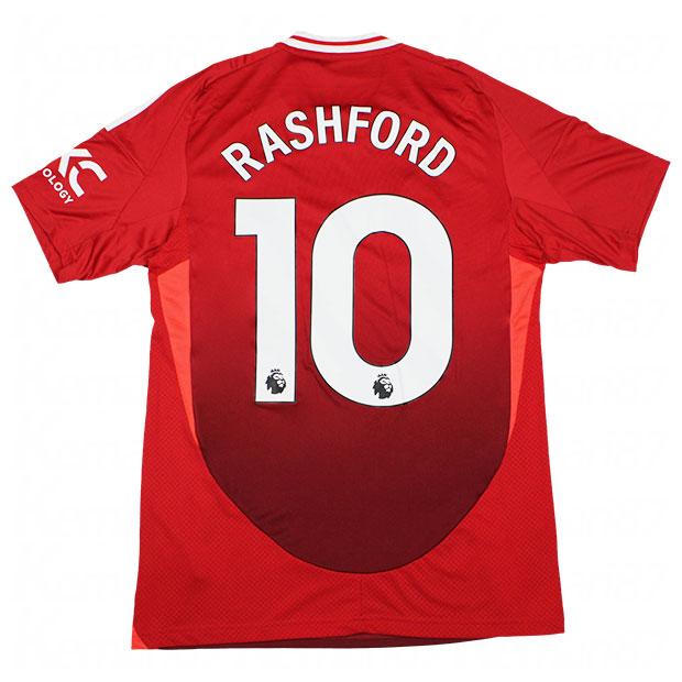 24/25 マンチェスターユナイテッド　ホーム　ラッシュフォード　ユニフォーム adidas マンチェスターユナイテッド 24-25 ホーム 半袖レプリカ