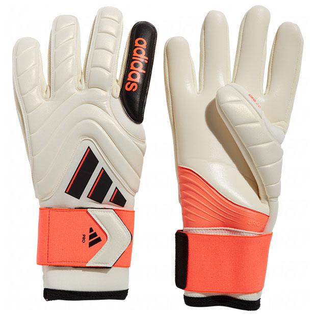 コパ|GKグローブ|プロ　アイボリー×ソーラーレッド　【adidas|アディダス】サッカーゴールキーパーグローブkmr34-iq4013 adidas（アディダス） コパ GKグローブ プロ アイボリー×ソーラー