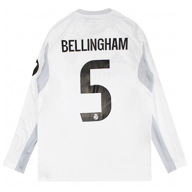 【正規品】25/26 レアルマドリード ホーム 長袖 ベリンガム レアル•マドリード 25/26 ホーム ユニフォーム 長袖 CL仕様