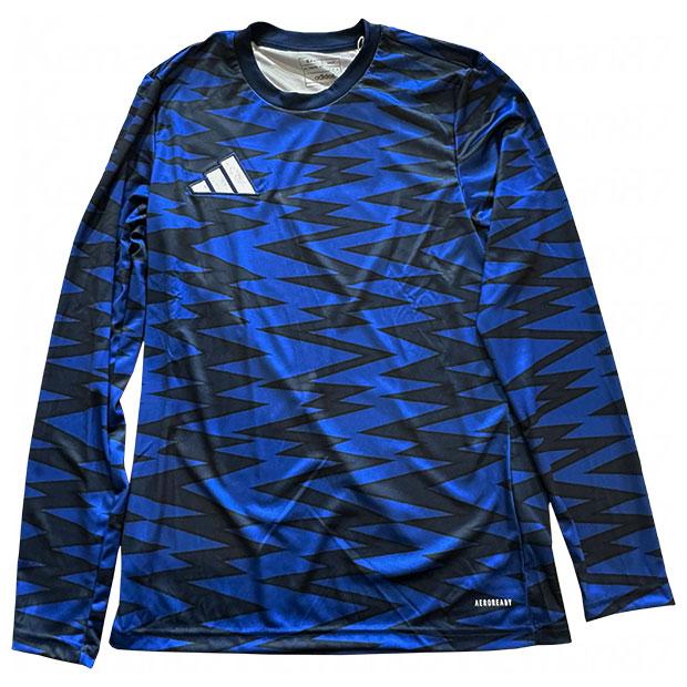 アディダス　フットサルウェア adidas グラフィック プラクティス長袖ジャージー 【adidas|アディダス