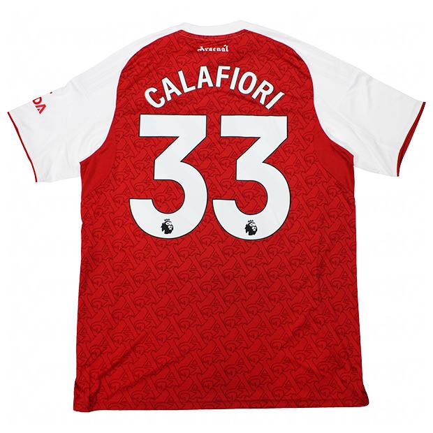 アーセナル 25-26 ホーム 半袖レプリカユニフォーム　33.リッカルド・カラフィオーリ　【adidas|アディダス】クラブチームレプリカウェアーksj38-ji9517-33-c adidas（アディダス） アーセナル 25-26 ホーム 半袖レプリカ