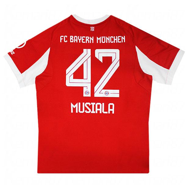 バイエルンミュンヘン 25-26 ホーム 半袖レプリカユニフォーム　42.ジャマル・ムシアラ　【adidas|アディダス】クラブチームレプリカウェアーksl17-jj2137-42-m adidas（アディダス） バイエルンミュンヘン 25-26 ホーム 半袖