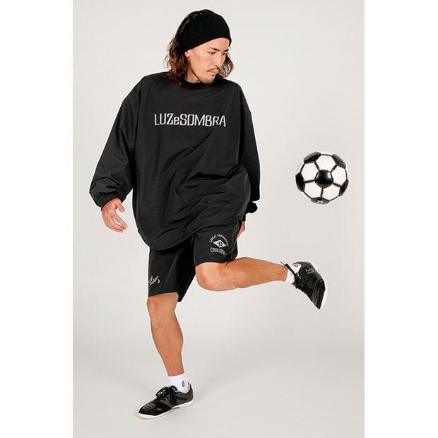 ストレッチタフタ トゥービッグクルートップ　ブラック　【LUZ e SOMBRA|ルースイソンブラ】サッカーフットサルウェアーl1242102-blk_3