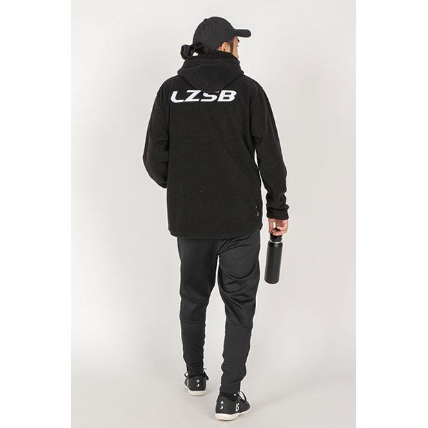 Luz e Sombra ジップアップ裏起毛 L 黒 ルースイソンブラ☆LUZ e SOMBRA 裏起毛ジャージパーカー ピステロンT